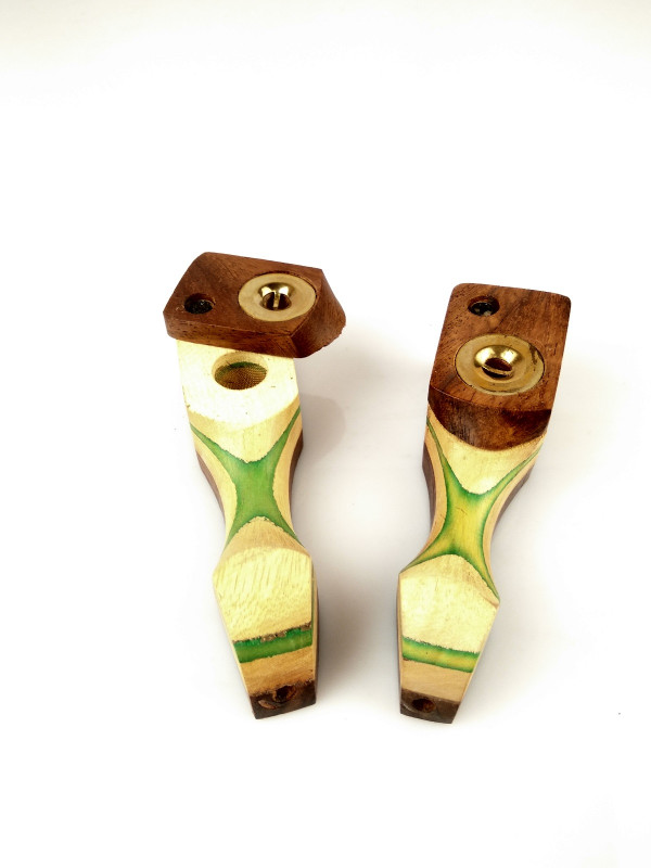 Wood Lid Pipe (Pipe-7)
